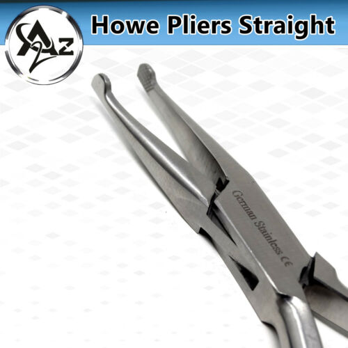 Dental Howe Crown Pliers 14cm Orthodontic Surgical Wire Bending Serrated Tips