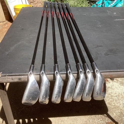 Callaway 2006 Big Bertha Irons Set 5- SW Senior (A) Flex Graphite RH.  7 Clubs