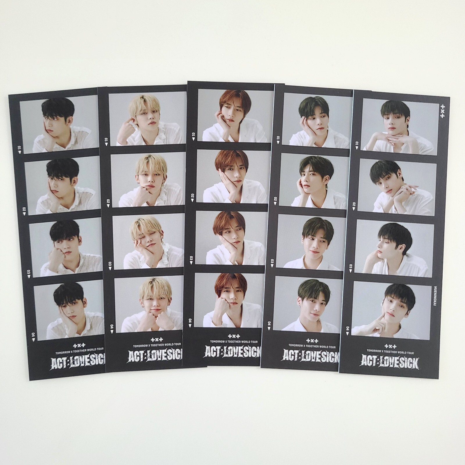 TXT TOMORROW X TOGETHER - WORLD TOUR [ACT:LOVESICK] 4 CUTS