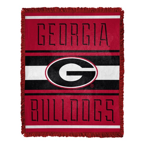 Тканое жаккардовое одеяло Northwest NCAA Georgia Bulldogs Nose Tackle