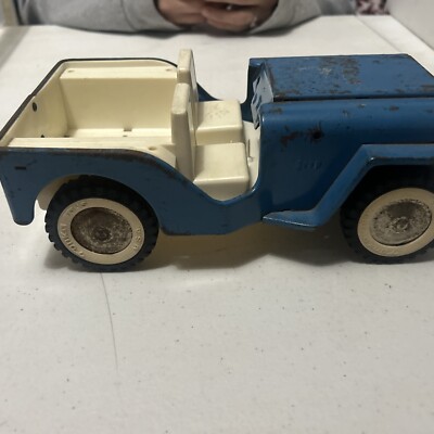1960's Tonka Jeep - Pressed Steel - Blue Parts