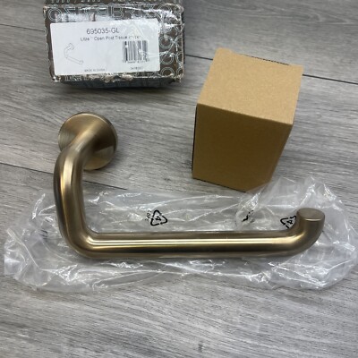 Brizo 695035-GL Litze Wall Mounted Euro Toilet Paper Holder Luxe Gold