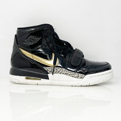 

Nike Boys Air Jordan Legacy 312 AT4040-007 Черные баскетбольные кроссовки Sz 6Y, Черный, Air Jordan Legacy 312