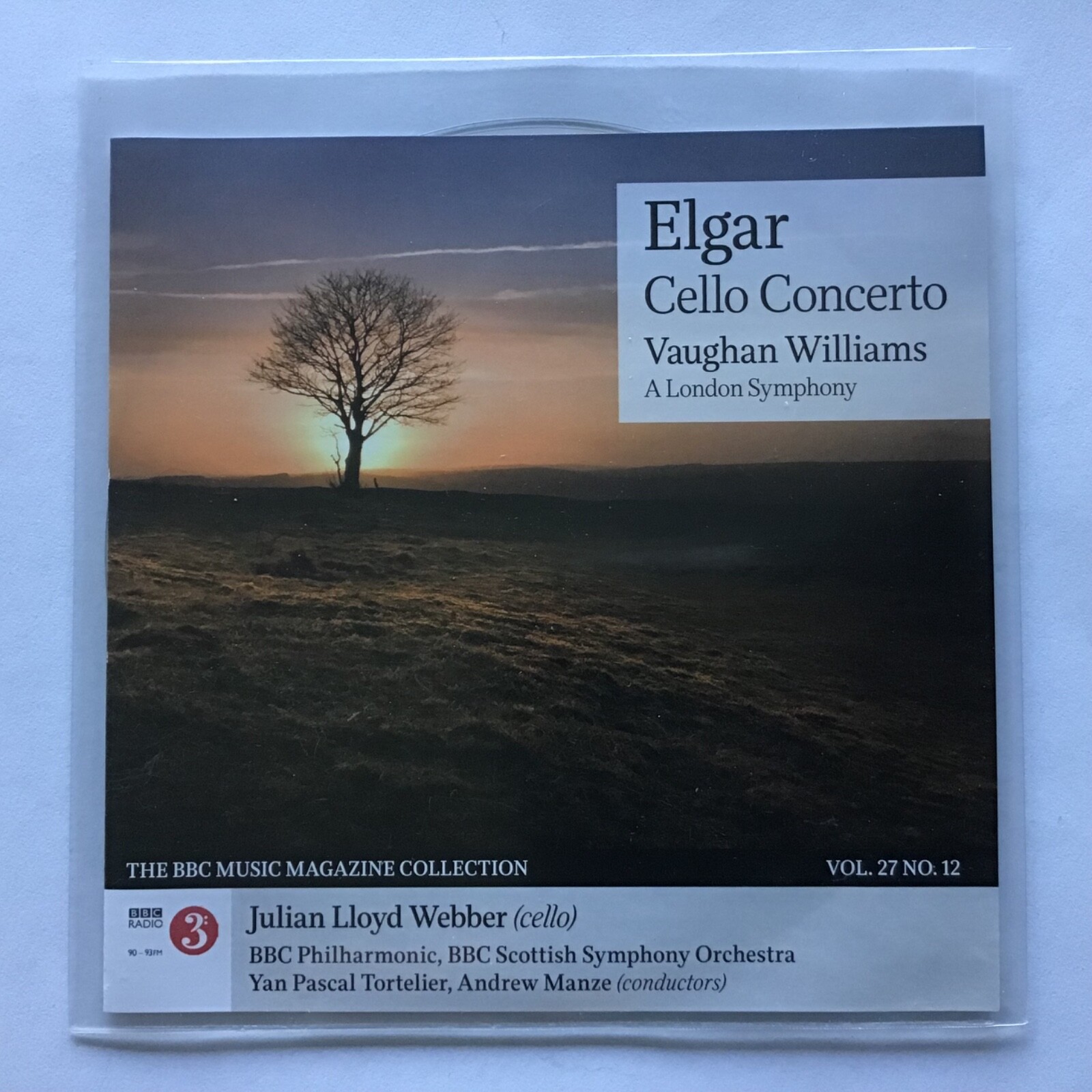 Elgar Cello Concerto Vaughan Williams A London Symphony Julian Lloyd Webber CD