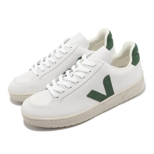 

Veja V-12 Leather Extra White Cyprus Green Мужская повседневная обувь для образа жизни XD0202336B, Белый, V-12 Leather
