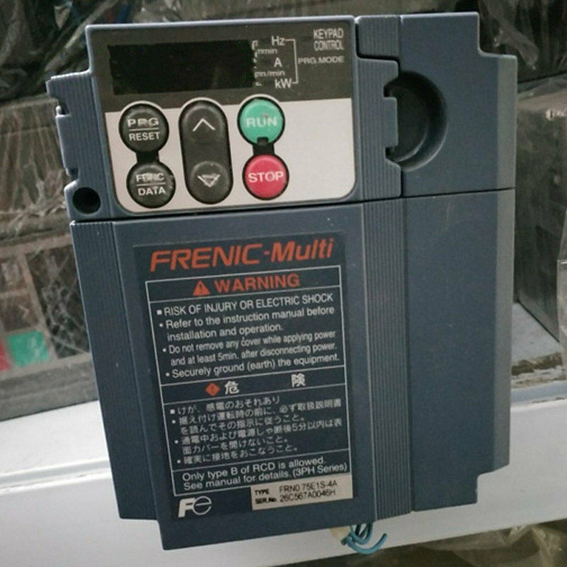 1pcs D'Occasion Pour Fuji Onduleur Frn0.75e1s-4a 0.75kw 380v