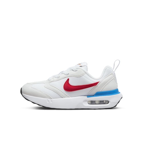 [DC9318-104] Кроссовки для дошкольников Nike AIR MAX DAWN PS БЕЛЫЕ, ФОТО СИНИЕ