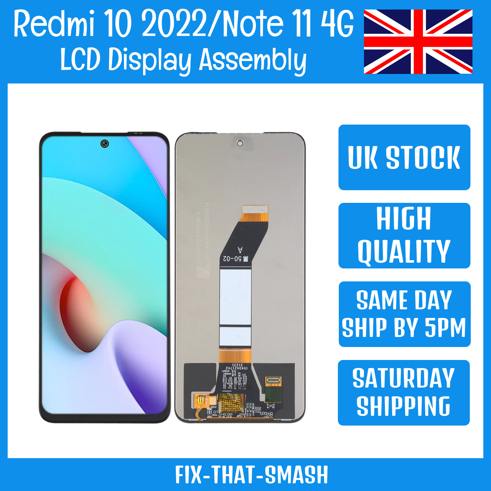 新品！Ｒｅｄｍｉ１０ＪＥ Original For Xiaomi Redmi Note 10 JE LCD Display Touch