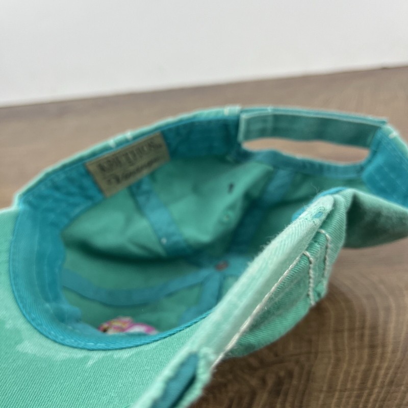 Good Vibe Tribe Hat Good Vibes Teal Blue Adjustable Hat Teal Adult Size Hat
