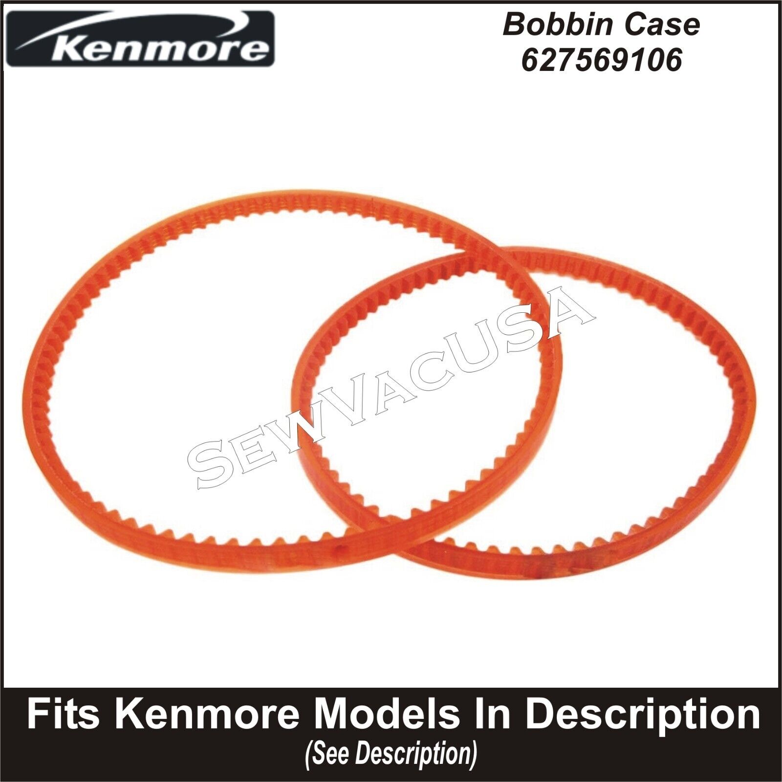 Kenmore Sewing Machine Motor Belts Fits 158 Series With 2 Kenmore Sewing Machine Motor Belts Fits 158 Series With 2