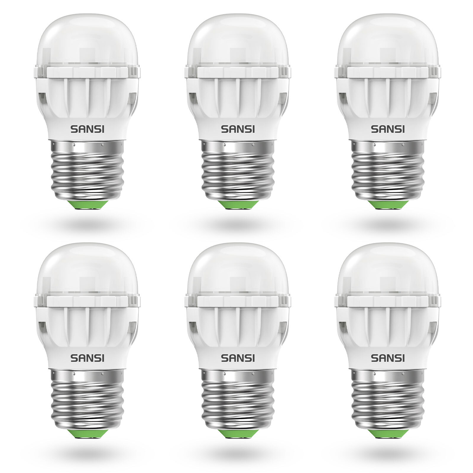 SANSI 4W/7W LED Refrigerator Light Bulb 800lm 60W Equiv. 500