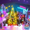 APOTODITO Musical Christmas Cards, Cyberpunk Pop Up Cards with Music and Light, Christmas Gift for Holiday New Year for Women Men Kids Family Friends Children.