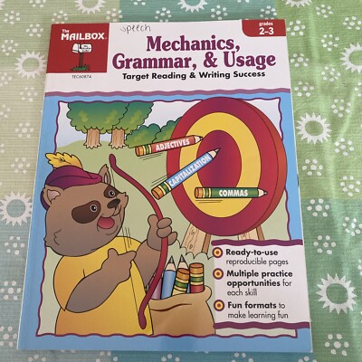 Target Reading & Writing Success: Mechanics Grammar & Usage Grades 2-3 Mailbox