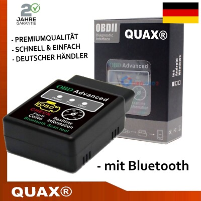 OBD2 Diagnosegerät Bluetooth Autoscan 2021 KFZ Auto Android Handy PC ADAPTER