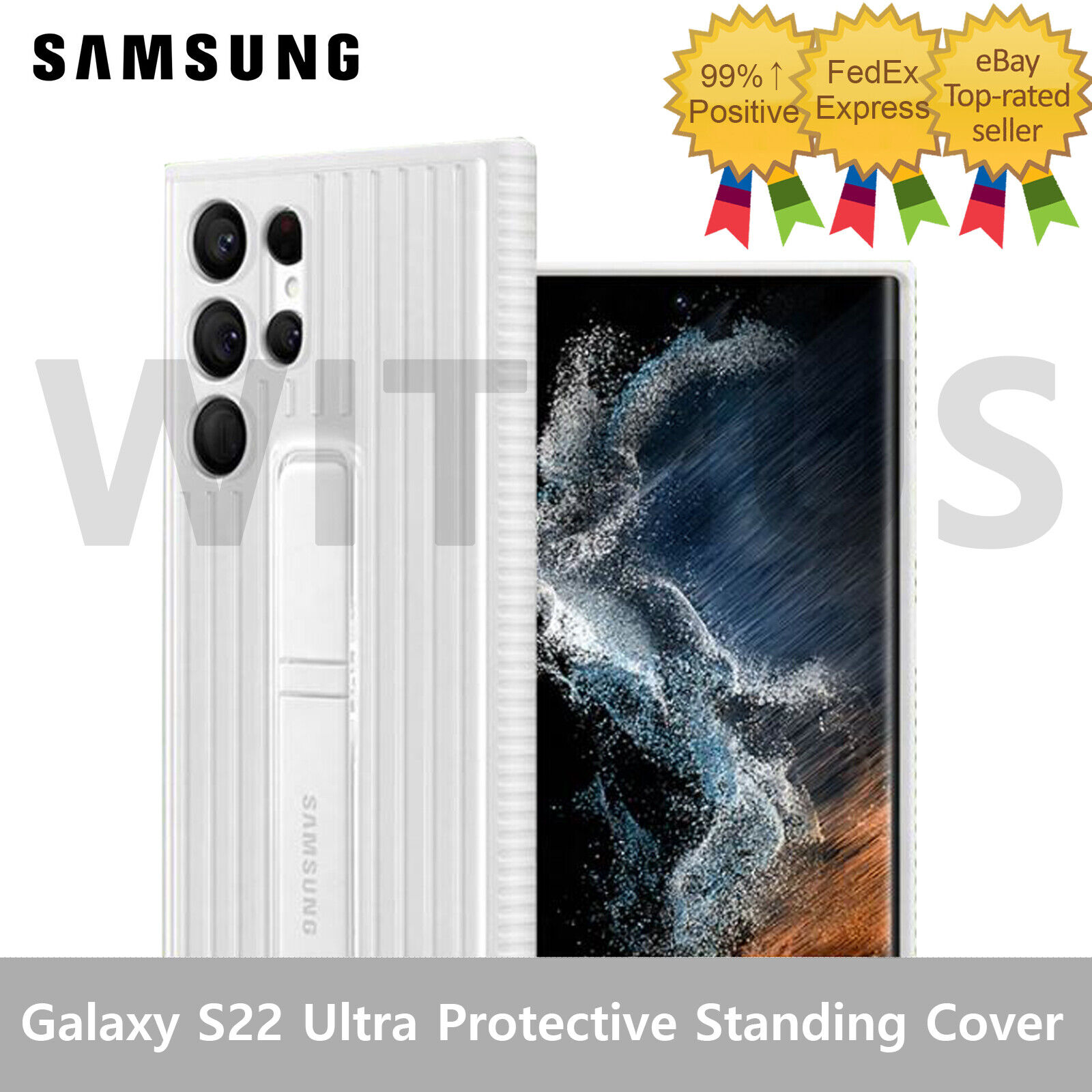 SAMSUNG Galaxy S22 Ultra Protective Standing Cover Official case_EF-RS908 | eBay SAMSUNG Galaxy S22 Ultra Protective Standing Cover Official case_EF-RS908 | eBay