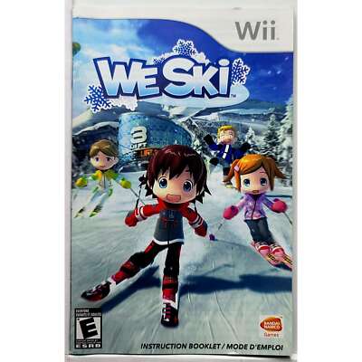 (Manual Only) We Ski - Nintendo Wii Excellent Original Instruction Booklet Game