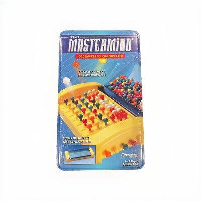 Travel Mastermind NEW Codemaker Vs Code Breaker Compact Pressman SEALED