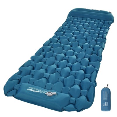 Naturehike Camping Sleeping Pad Ultralight Inflatable Sleeping Mat with Pillo...