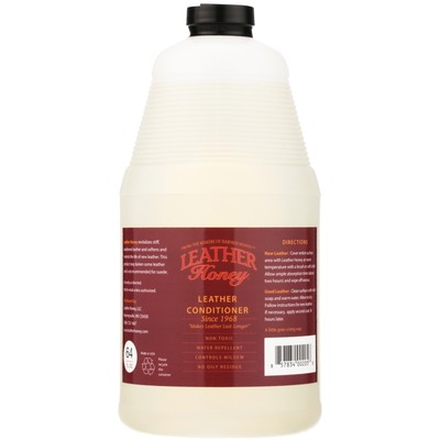 UPC 857834002058 product image for Leather Honey 64 Oz. Leather Conditioner Softener Protector 1/2 Gallon | upcitemdb.com