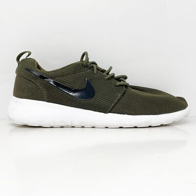 

Кроссовки Nike Mens Roshe Run 644425-100 зеленые кроссовки размер 9,5, Зеленый, Roshe Run