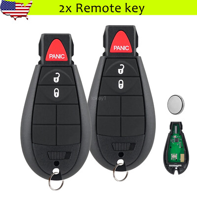 2 For 2009 2010 2011 2012 Dodge Ram 1500 2500 3500 Entry Remote Control Key Fob