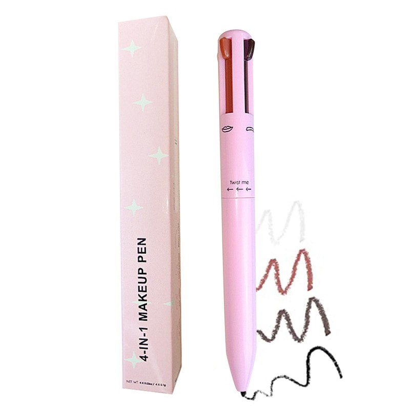 Touch Up 4 in 1 Filler Highlighter Eyeliner Eyebrow Lipliner Makeup Pen 4 Colors