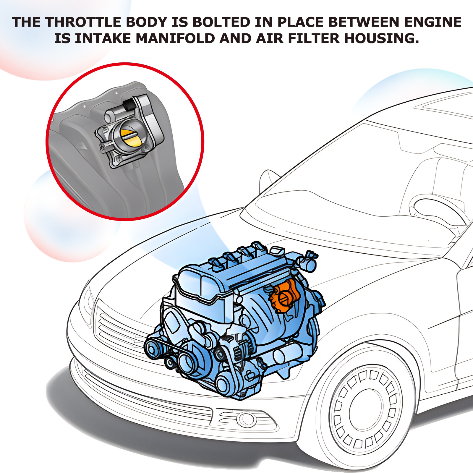 Dorman 977-358 Fuel Injection Throttle Body Compatible With Select Mercedes-Benz Models