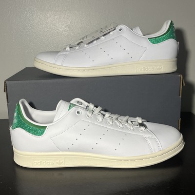 Adidas Stan Smith Swarovski Crystals White Green Shoes FX7482 Men s Size 9.5