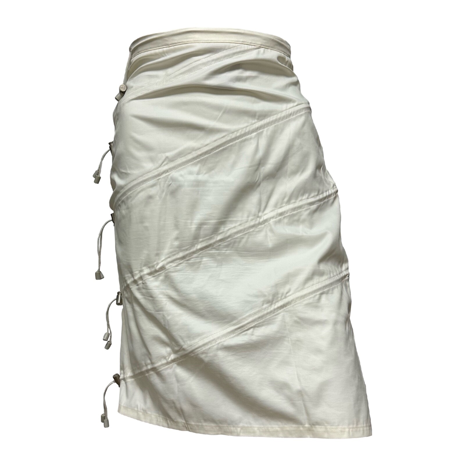 CHANEL Sport Spring Summer 2001 Scrunched Drawstring Midi
