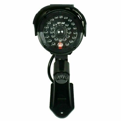 2 Pack Solar Power Fake Dummy Surveillance Security Camera CCTV & Record Light