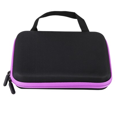 (Purple)63 Slots Portable Aromatherapy Essential Oil Storage Bag Case BF