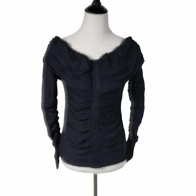 VENUS Black off the Shoulder size Medium Long Sleeve Top NEW