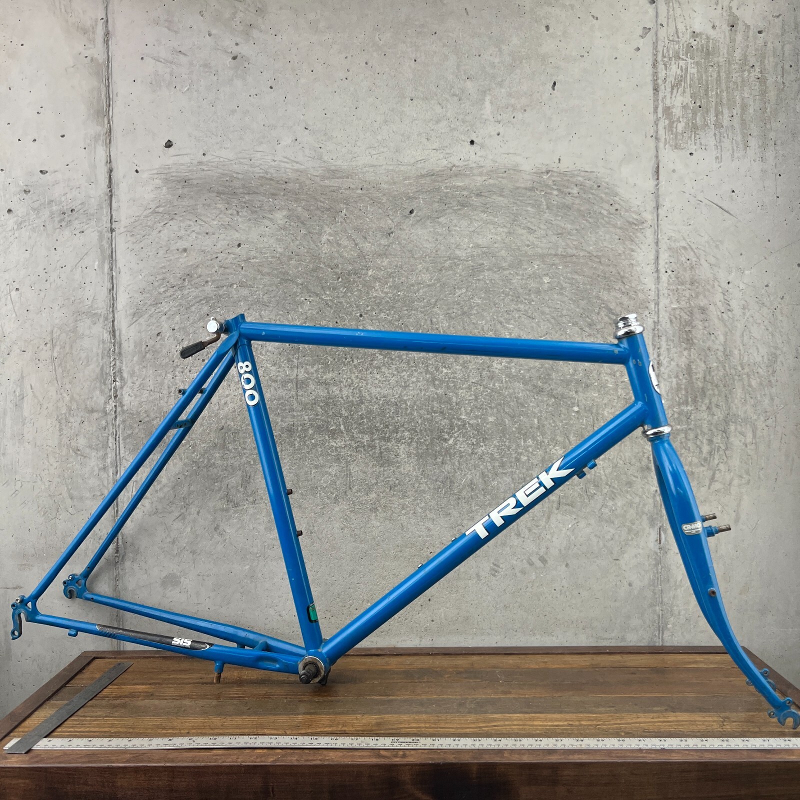 Vintage Trek 800 Frame Set 20.5 in Mountain Bike 80s Tange  CRMO Gravel Mid Fork