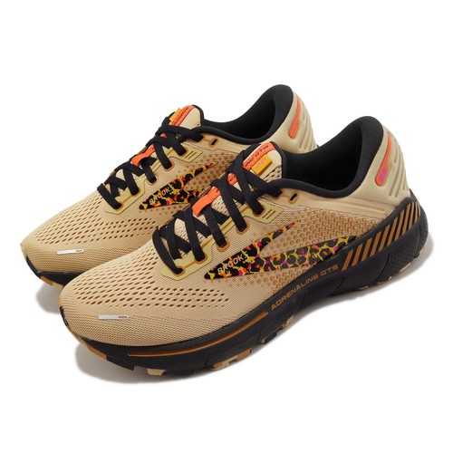 

Женские кроссовки Brooks Adrenaline GTS 22 Khaki Leopard Cheetah 1203531B-215, Коричневый, Adrenaline Gts 22