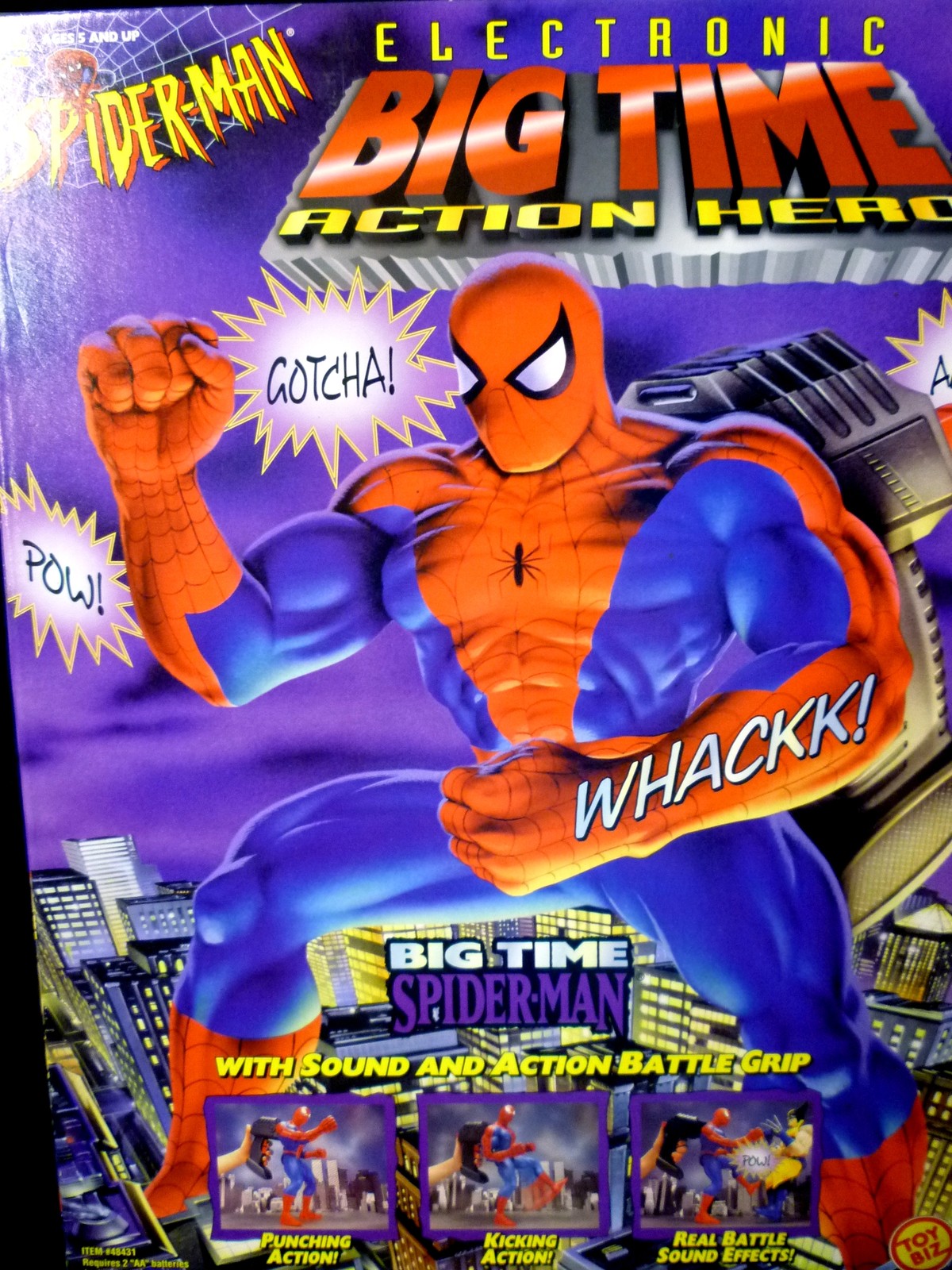 アメコミ SPIDER-MAN ELECTRONIC TALKING アメコミ SPIDER-MAN ELECTRONIC TALKING Toy Biz 1994 Marvel