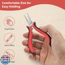 HOUSERAN Round Nose Pliers for Jewelry Making, Wire Shaping, Beading, Jewelry Repair