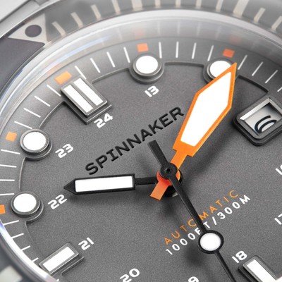 Pre-owned Spinnaker Dumas Automatic Chalk Grey Watch - Brand