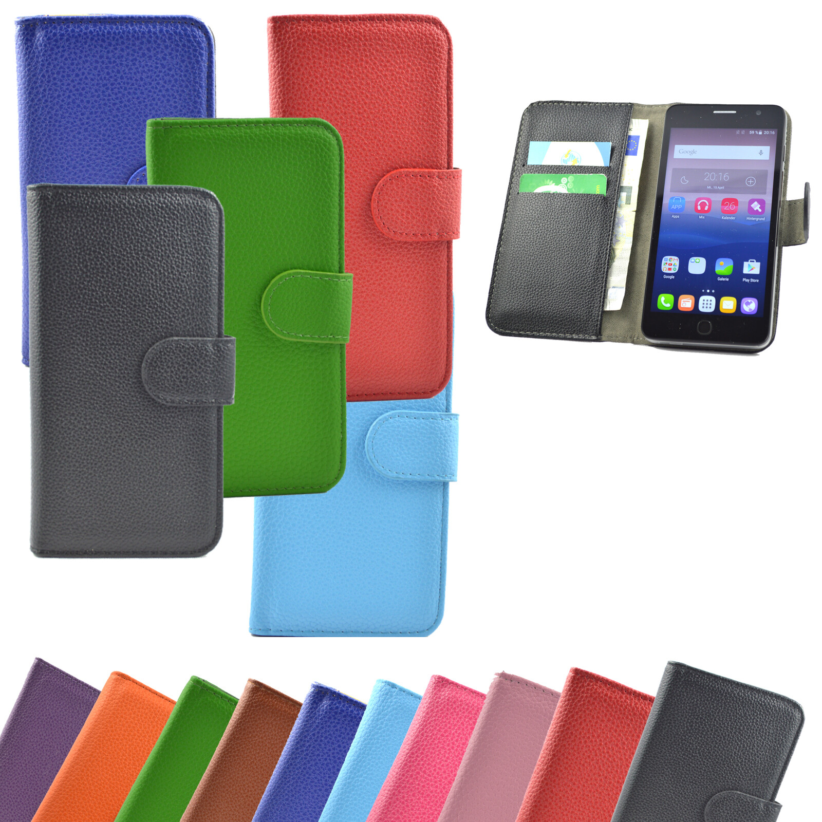 Tasche für Alcatel One Touch Pop Star 5022D Smartphone Case Cover Handyhülle