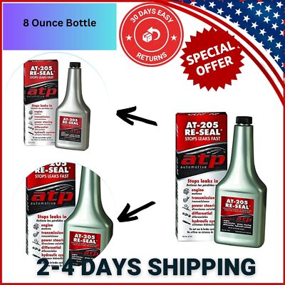 ATP Automotive AT-205 Re-Seal Stops Leaks, 8 Ounce Bottle