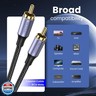 MOSWAG RCA Coaxial Cable 3.3FT/1M, Digital Audio Cable, RCA Digital Coaxial Cord 24K Plated Nylon, Suitable for Home Theaters, Audio Systems, PS3, Wii, Car Sound Systems, Speakers, DVD Players