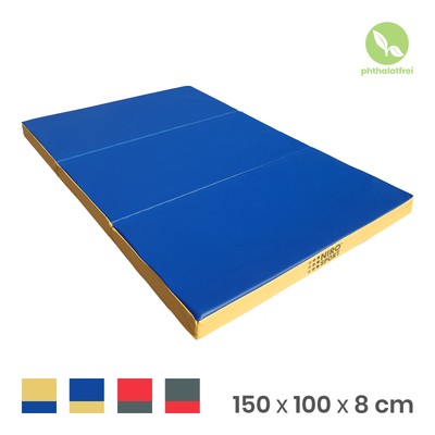 Turnmatte Klappbar 150 x 100 x 8 cm RG25 Klappmatte Weichbodenmatte  Sportmatte