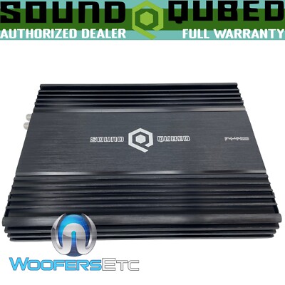 SOUNDQUBED F4-4400 4-CHANNEL 4400W RMS COMPONENT SPEAKERS TWEETERS AMPLIFIER NEW