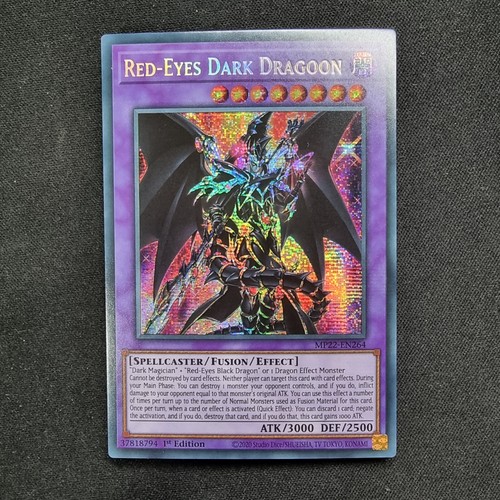 Red Eyes Dark Dragoon MP22EN264 Prismatic Secret Rare 1st Edition