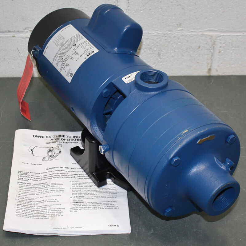 Flint & Walling Centrifugal Booster Pump CJ101C301AB, 3 HP, 230V AC 1PH, 3 Stage