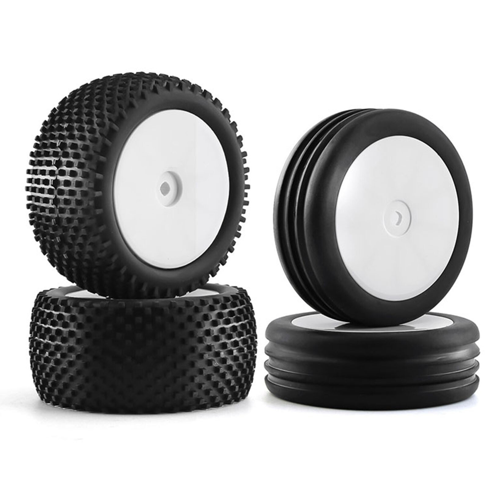 4pcs/set Tyre Hub for 1/10 Buggy Srx2 Srx4 Bandit Tekno