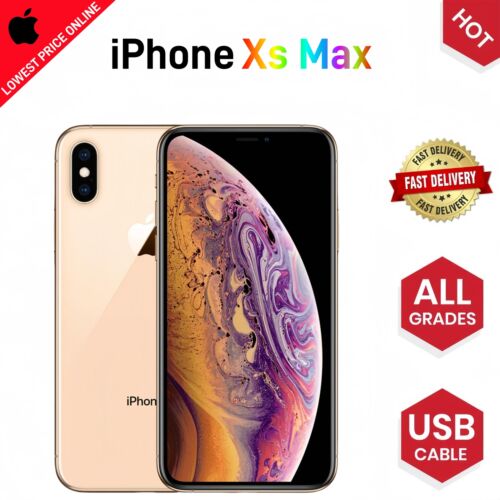 Apple iPhone Xs Max-64GB-All Colors Unlocked -Excellent 6n1 Apple iPhone Xs Max-64GB-All Colors Unlocked -Excellent 6n1