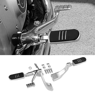 Chrome Mid Control Kit Foot Pegs Fit For Harley Sportster Iron 883 1200 14-22 US