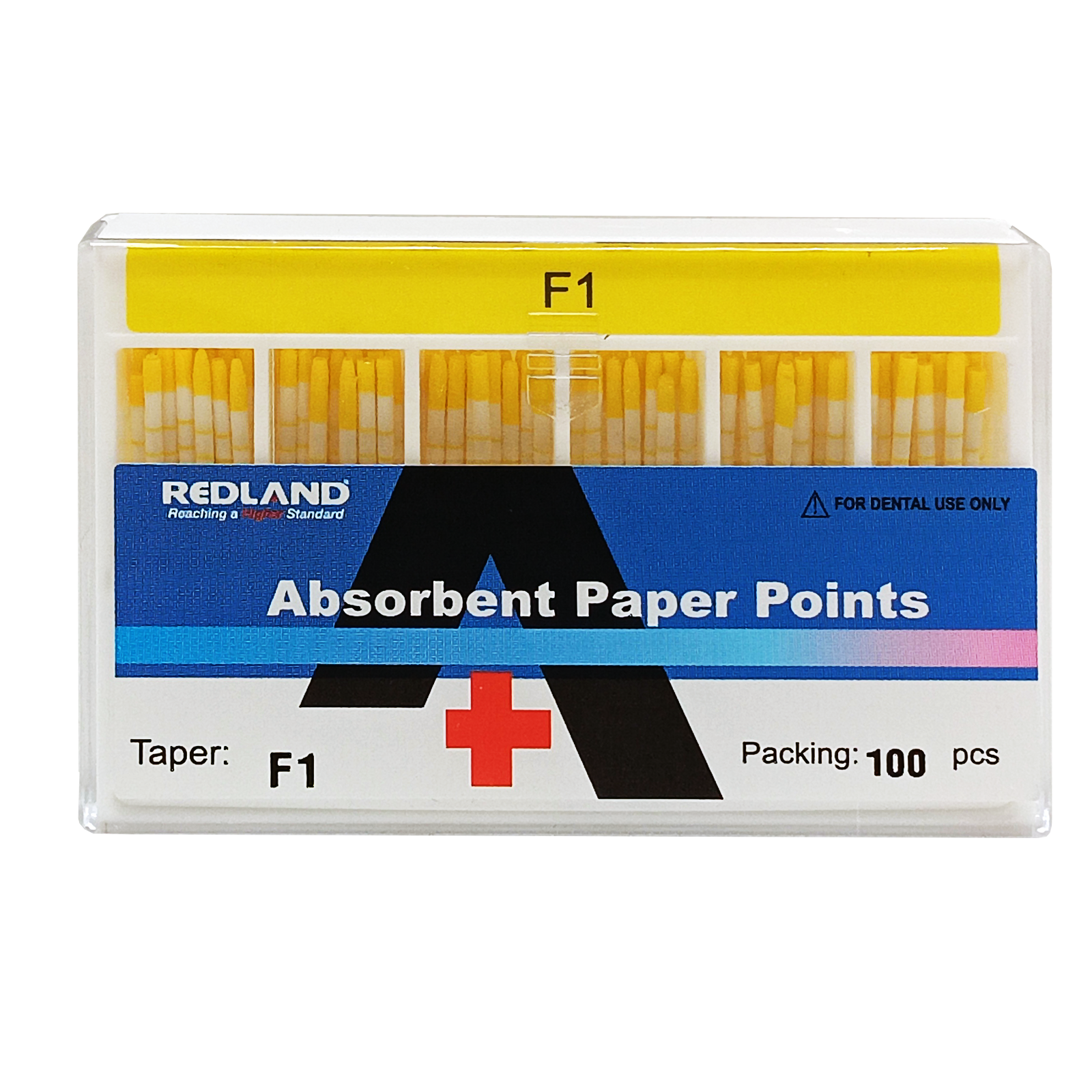 REDLAND Paper Points F1,F2,F3,F4,F5 100/Pk for Special TAPERED FILES( MM marked)