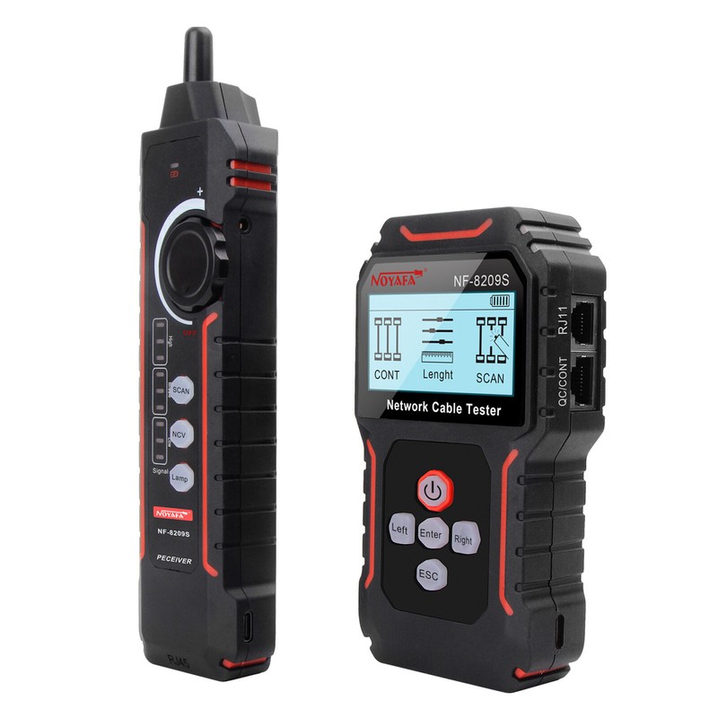 Professional Cable Health Check Tester NF8209S NCV, Wiremap, Tone Generation