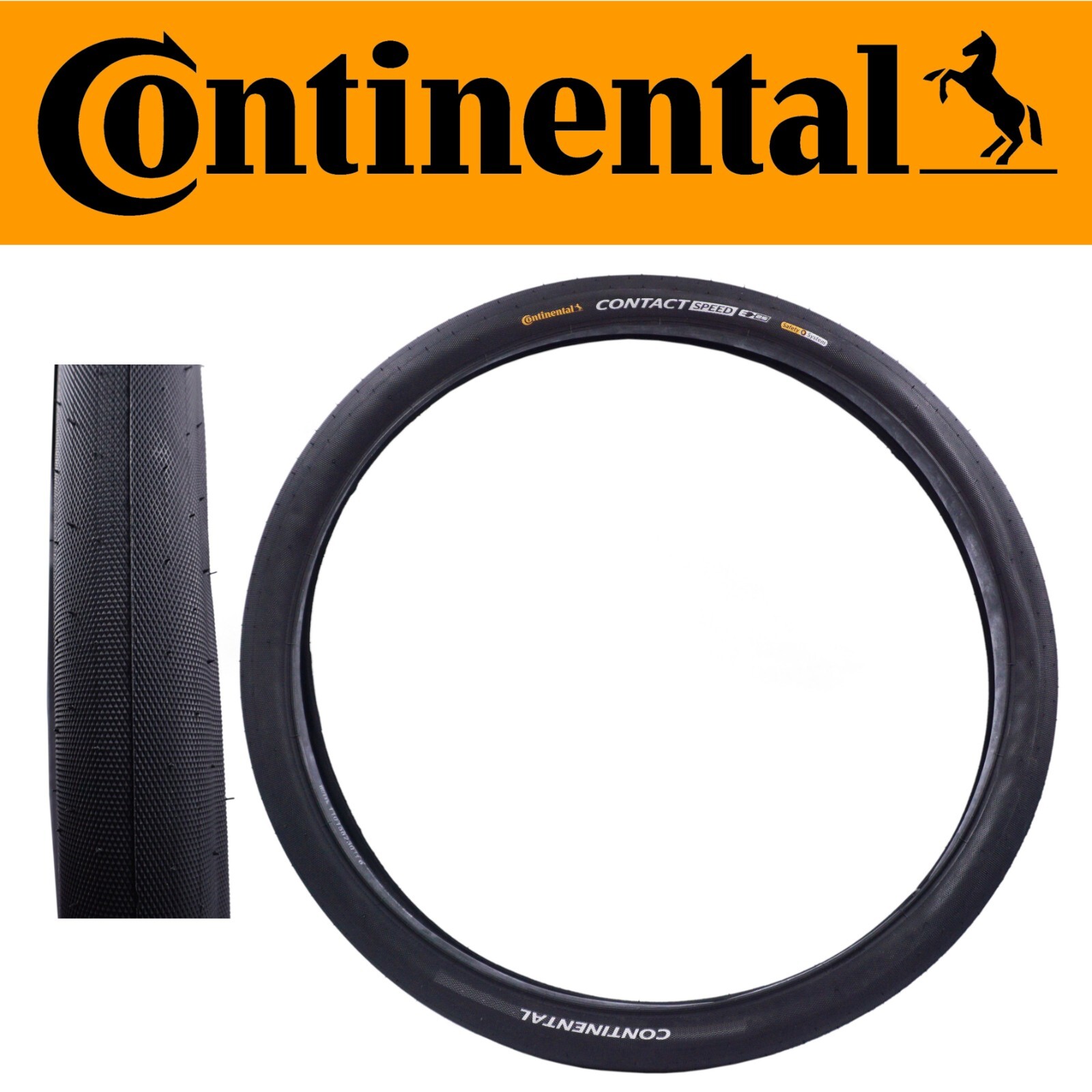 Continental Contact Speed 700 x 28 32 37 or 42 Tire E25 e-Bi